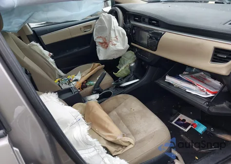 2015 Toyota Corolla Le from USA, damaged, VIN 2T1BURHE0FC463630